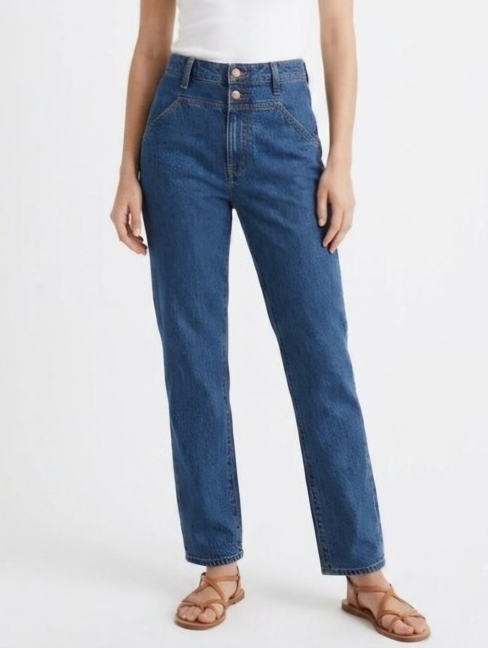 Madewell Perfect Vintage Tapered Jeans 28 Medium Wash NWT